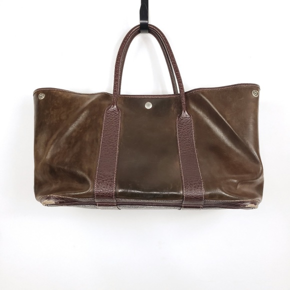 Hermes Handbags - Hermes Brown Amazones Leather tote bag